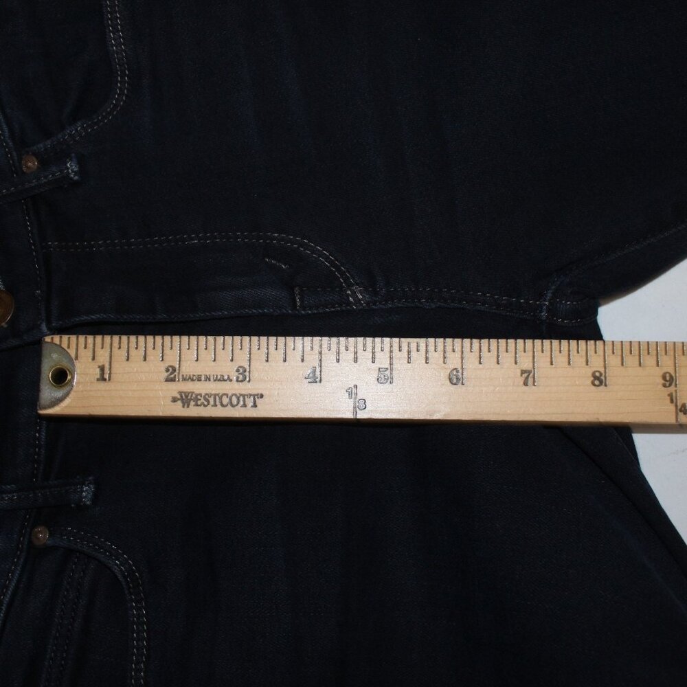 Mother Jeans The Rascal Sz 25 x 33 Dark Blue Denim Straight Cotton Poly Jeans - Picture 8 of 12